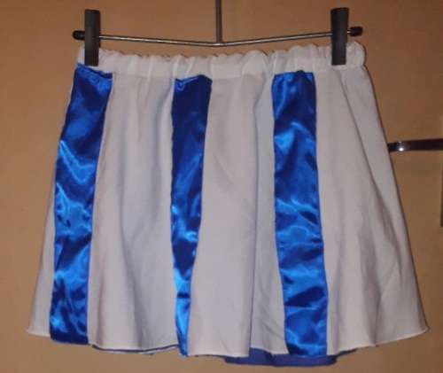 Ladies - White and Blue Skirt - Make - No make - Size - no size