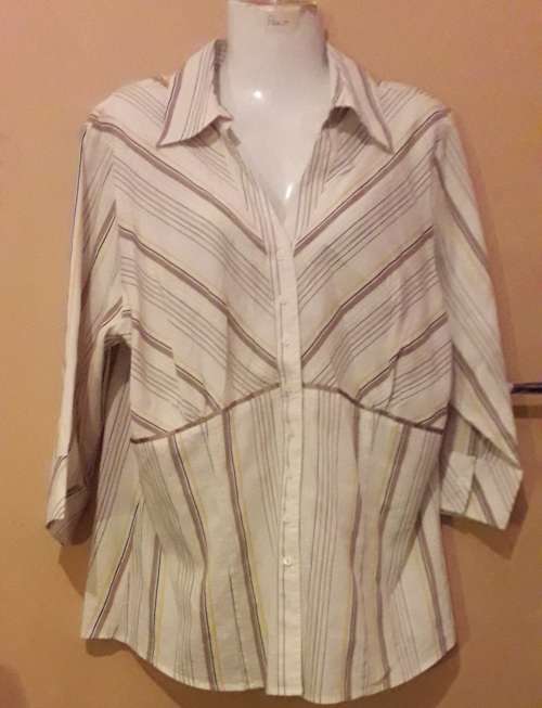 Ladies - Multicolored Blouse - Make - Exact! - Size - 18