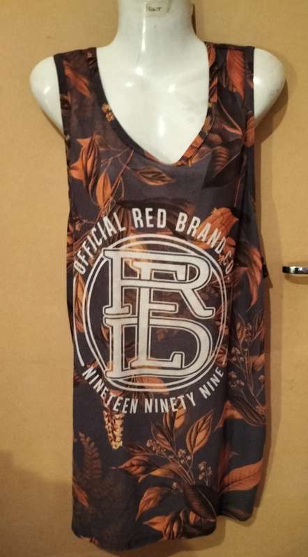 Ladies - MulticoloredTop - Make - Red - Size - XXL
