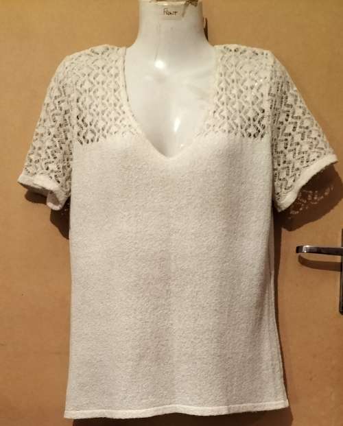 Ladies - White Blouse - Make - Romy Collection - Size - L
