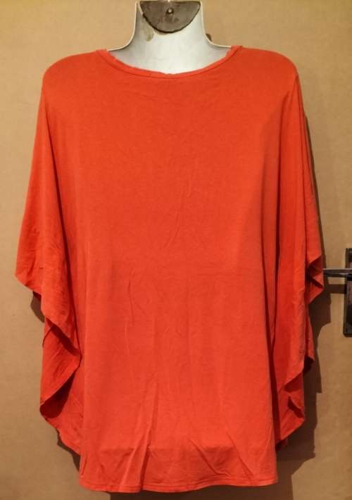Ladies - Orange Top - Make - Studio-W - Size - 12-36