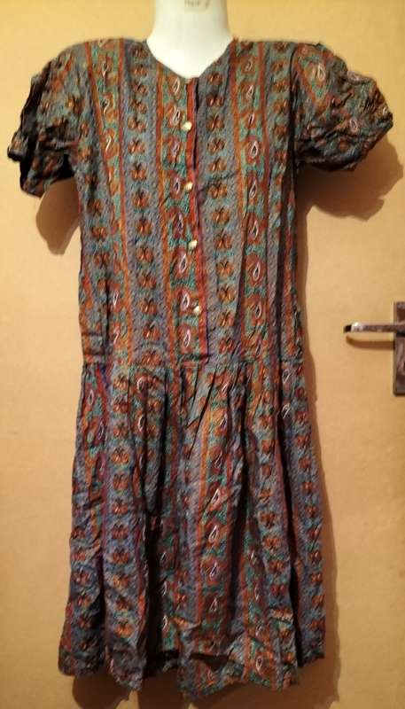 Special! Ladies -  Multicolored Dress - Make - no make - Size - S