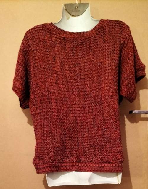 Ladies - Multicolored Knitted Top - Make - Instinct - Size - L