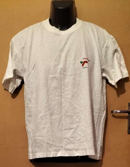 Mens - White T-Shirt - Make - no make - Size - L