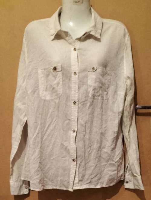 Ladiess - White Blouse - Make - Insyne Casual - Size - XXL