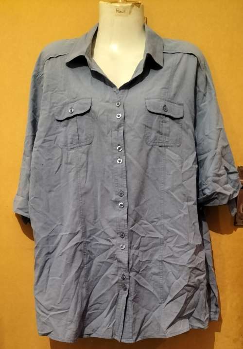 Ladies - Blue Blouse - Make - Rene Taylor - Size - 44