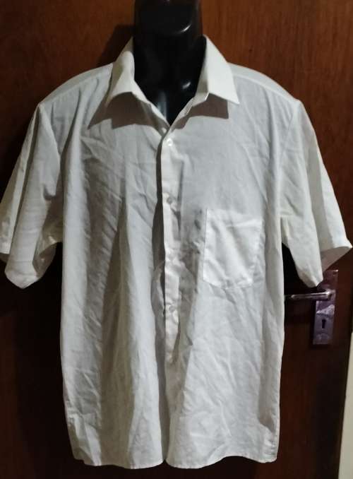 Mens - White Shirt - Make - Student Prince - Size - 16half, collar 42cm, chest 107cm