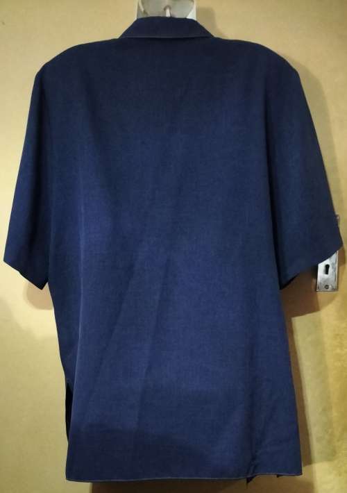 Ladies - Dark Blue Blouse - Make - Delswa - Size - 20