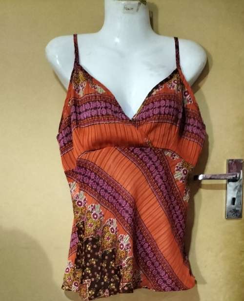 Ladies - Multicolored Top - Make - Fashion Express - Size - 38