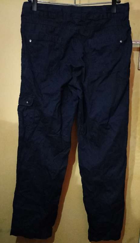 Ladies - Dark Blue Pants - Make - Woolworths - Size - 12