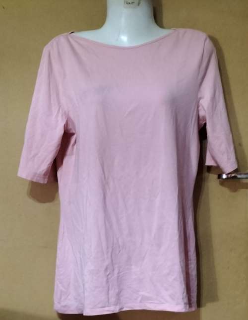 Ladies - Pink Top - Make - Woolworths - Size - M