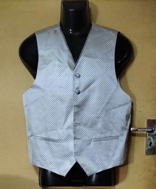 Mens - Silver Waistcoat - Make - Project Adam - Size - M