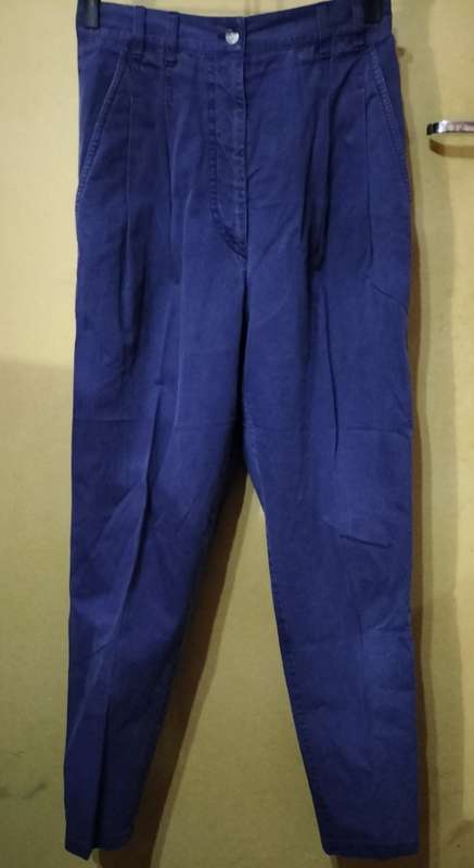 Ladies - Blue Pants - Make - Fahrenheit - Size - 12