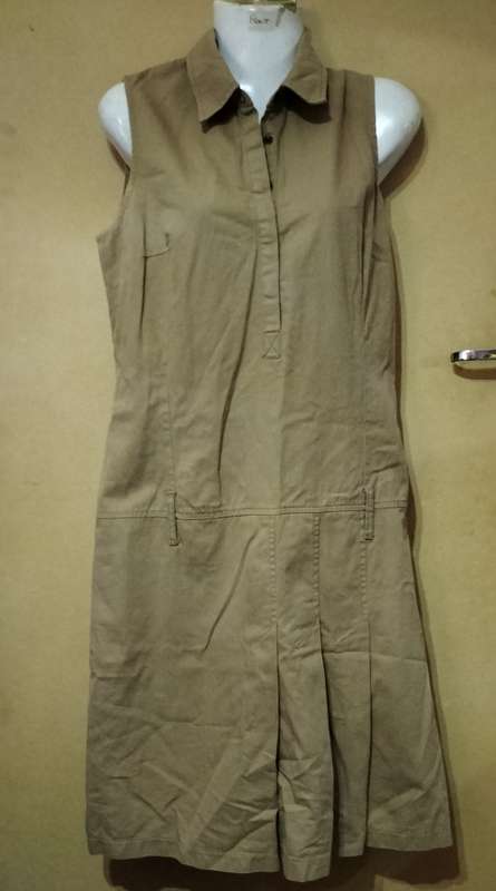 Ladies - Light Brown Dress - Make - Promod - Size - no size