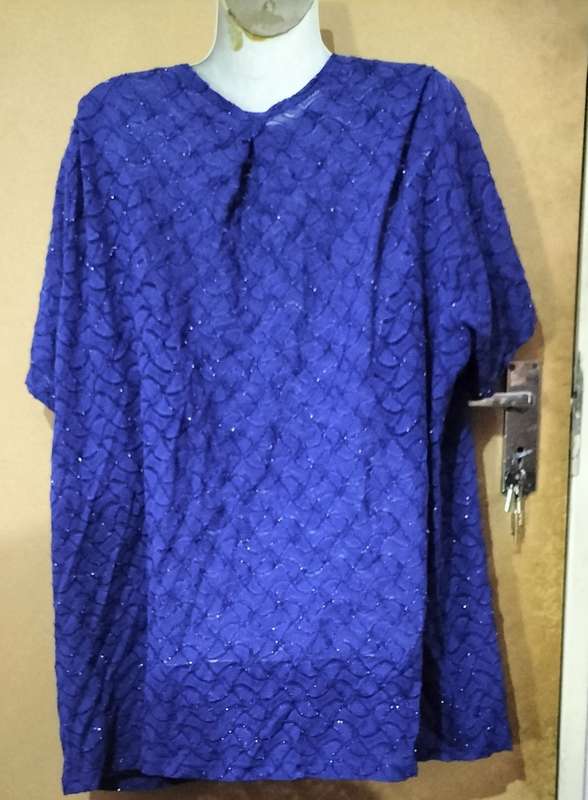 Ladies - Blue Blouse - Make - no make - Size - no size