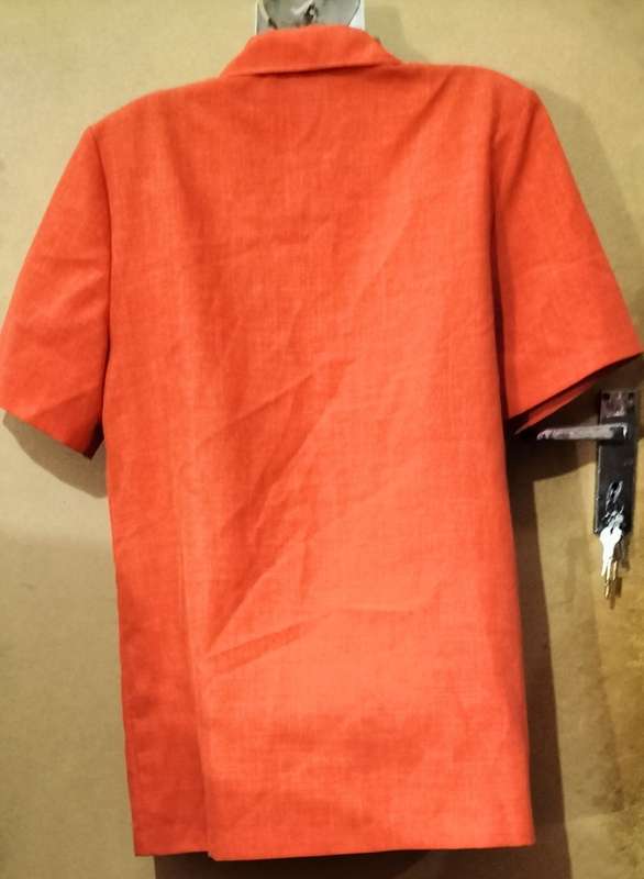 Ladies - Orange Blouse - Make - Delswa - Size - no size