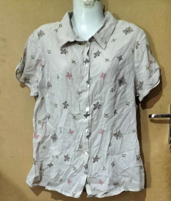 Ladies - Multicolored Blouse - Make - Fresh Produce - Size - 14