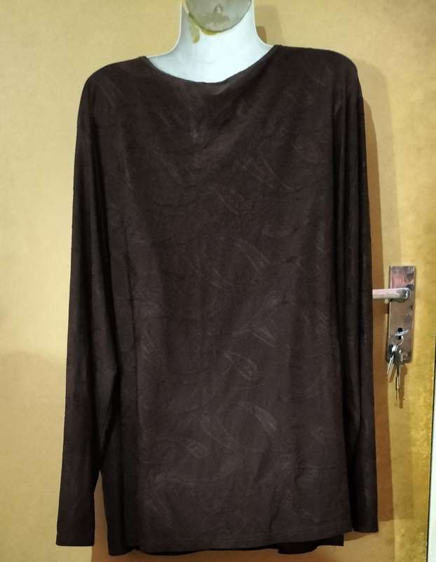 Ladies - Brown Blouse - Make - Rene Taylor - Size - 3XL