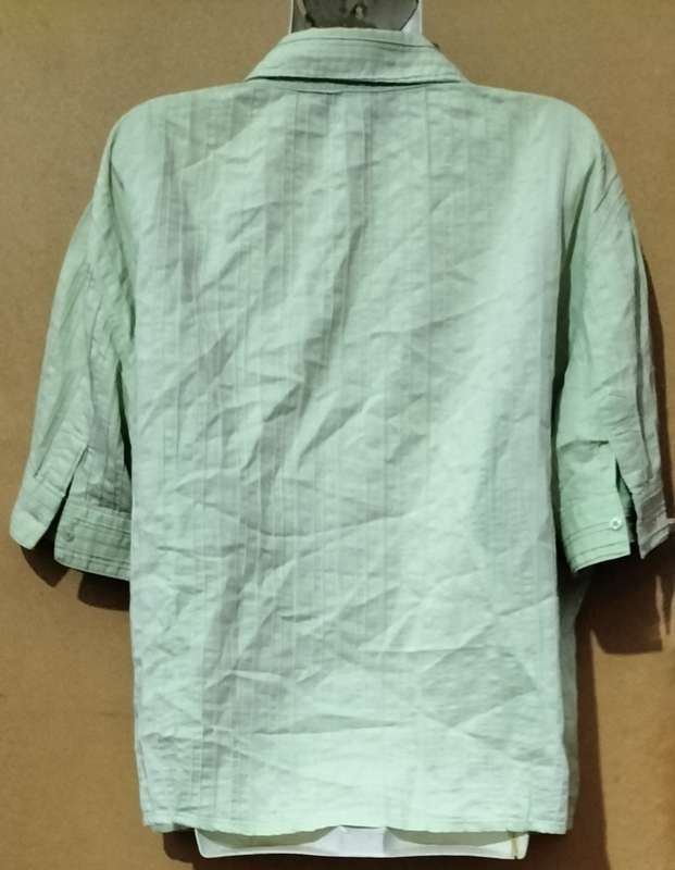 Ladies - Green Blouse - Make - Exact - Size - 14