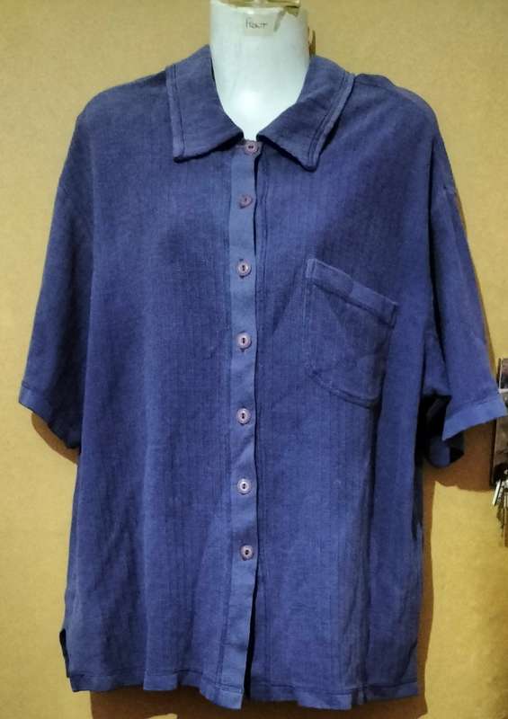 Ladies -Blue Shirt - Make - Donna-Claire - Size - 18