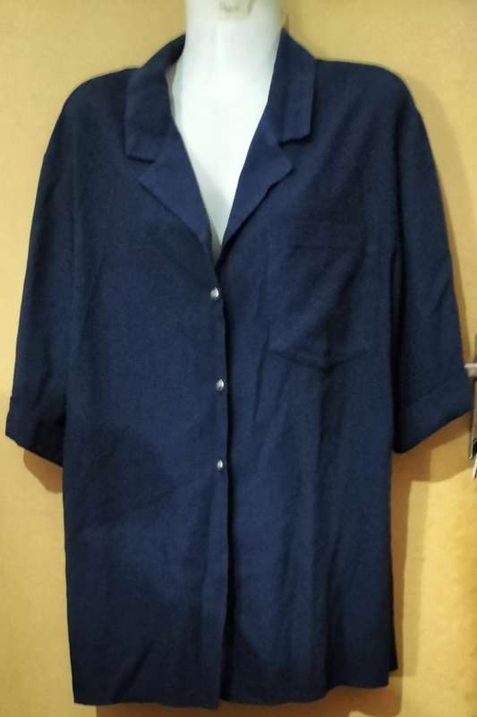 Ladies -Blue Blouse - Make - Merien Hall - Size - 12
