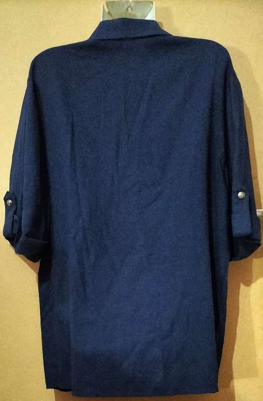 Ladies -Blue Blouse - Make - Merien Hall - Size - 12