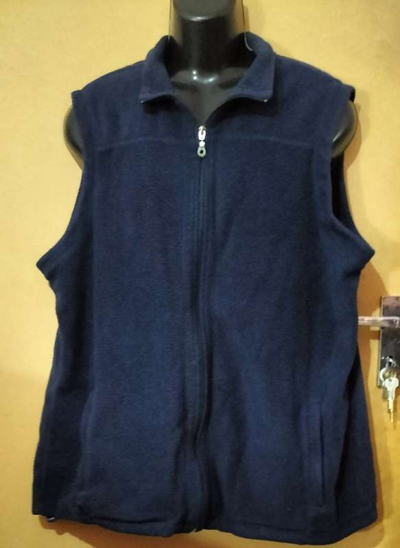Mens - Blue Sleeveless Jacket - Make - no make - Size - no size