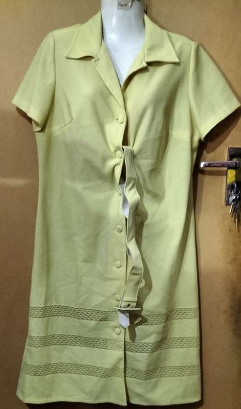 Special! Ladies - Yellow Dress - Make - Simone - Size - 36