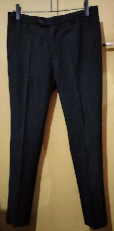 Mens - Black Pants - Make - D66 - Size - 32 Skinny
