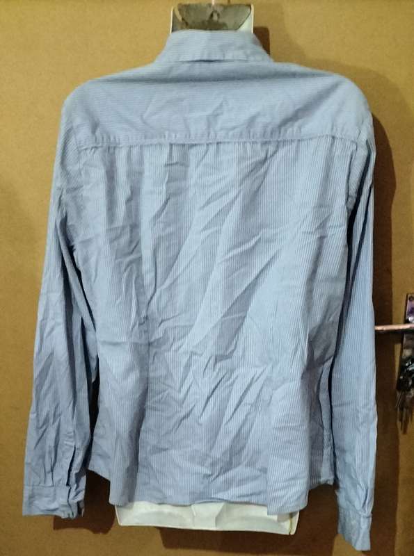 Ladies - Blue & White Blouse - Make - Finnigans by Truworths - Size - 40