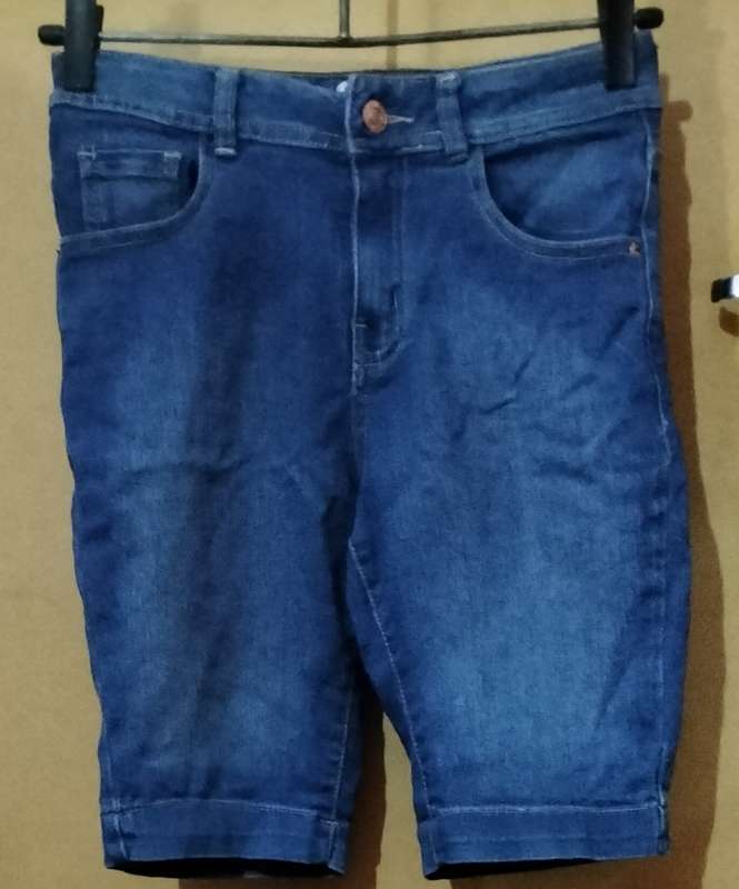 Ladies - Blue Jeans Shorts - Make - Real DNM  - Size - 6/30
