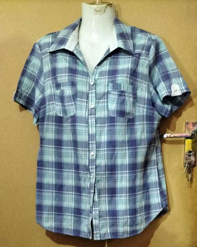 Ladies - Multicolored Blouse - Make - Miladys  - Size - 14/38