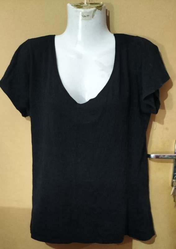 Special! Ladies - Black Top - Make - Real Clothing - Size - L