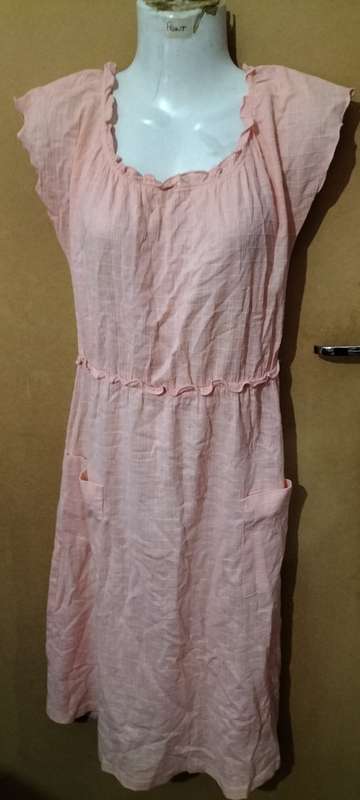 Ladies - Peach Dress - Make - Princess - Size - bust 86cm, height 164cm