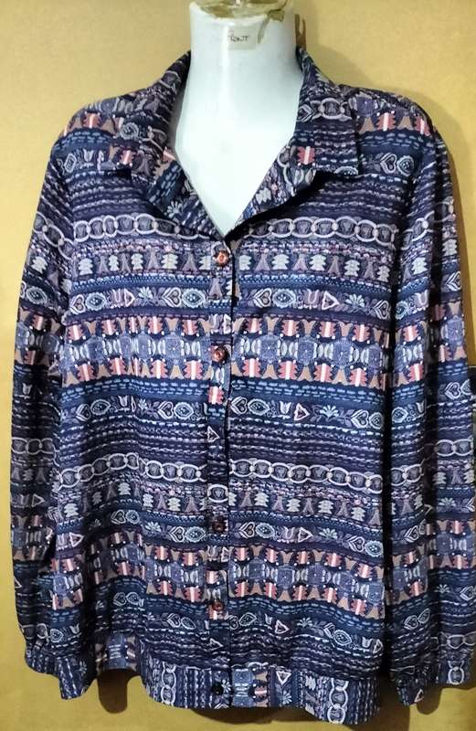 Ladies - Multicolored Blouse - Make - Scope - Size - 46-117cm