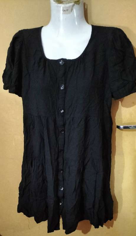 Ladies - Short Black Dress - Make - New Fashion Collection - Size - M