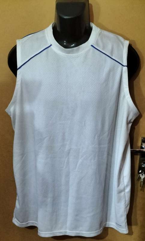 Mens - White Vest - Make - Pro-Action - Size - XXL