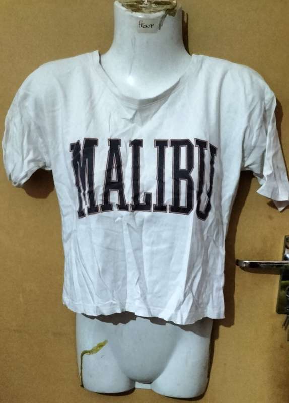 Ladies - Short White T-Shirt - Make - RT - Size - XS