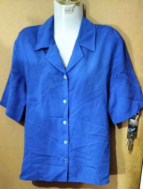 Special! Ladies - Blue Blouse - Make - Soft Blouse - Size - 32/82cm