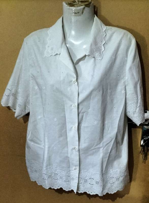 Ladies - White Blouse - Make - Debenhams - Size - no size