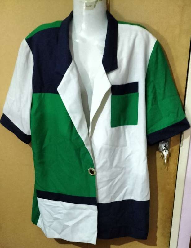 Ladies - Multicolored Blazer - Make - Manhattan - Size - 16