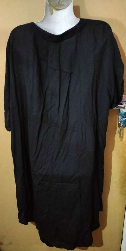 Ladies - Long Black Blouse/Dress - Make - H & M - Size - EUR 38