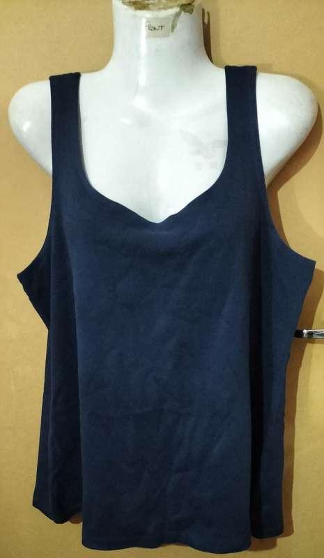 Ladies - Blue Top - Make - David Jones - Size - XL