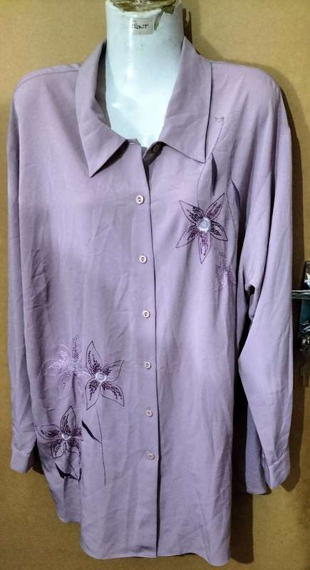 Ladies - Purple Blouse - Make - no make - Size - no size