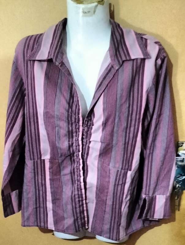 Ladies - Multicolored Blouse - Make - RT Denim - Size - XXL