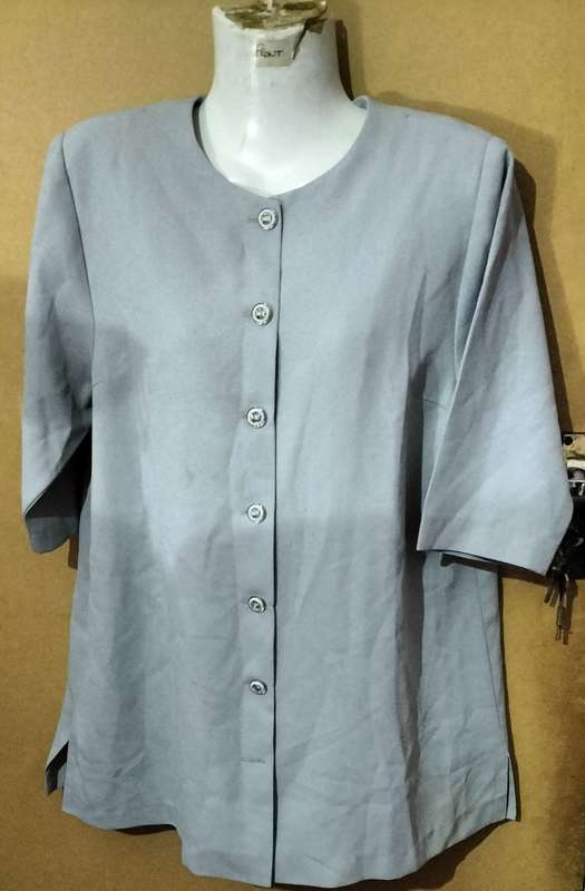 Ladies - Grey Blouse - Make - no make - Size - no size