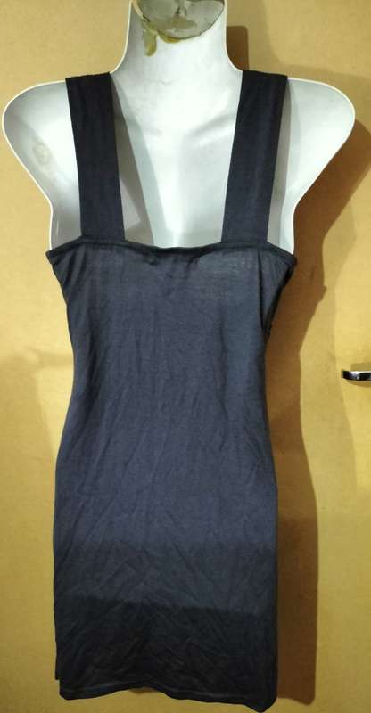 Ladies - Dark Blue Dress - Make -Butterfly - Size - M