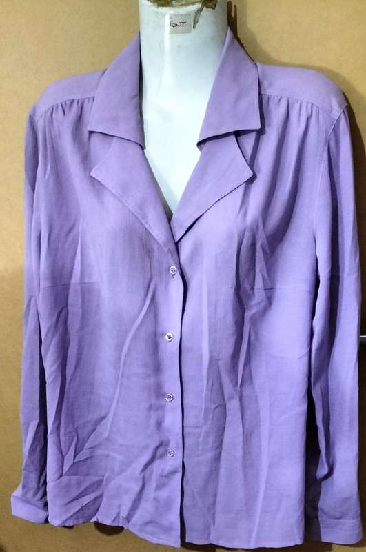 Ladies - Purple Blouse - Make - TRU Blouse - Size - 40