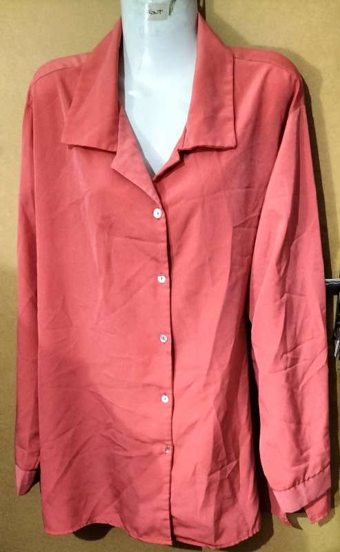 Ladies - Peach Blouse - Make - Monde Chemise - Size - 48