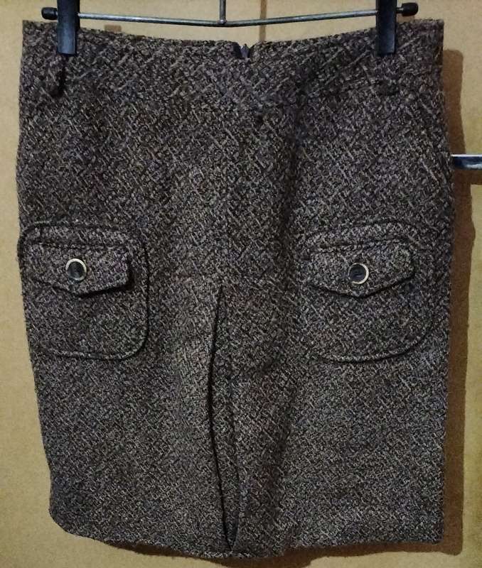 Ladies - Thick Brown Skirt - Make - Trucco - Size - 42